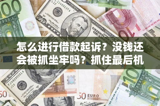 北京怎么进行借款起诉？没钱还会被抓坐牢吗？抓住最后机会！