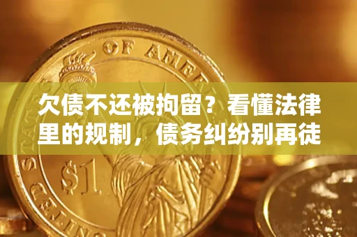 北京欠债不还被拘留？看懂法律里的规制，债务纠纷别再徒劳奔波