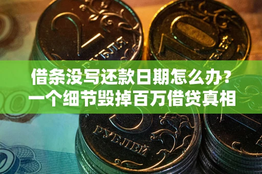 北京借条没写还款日期怎么办？一个细节毁掉百万借贷真相
