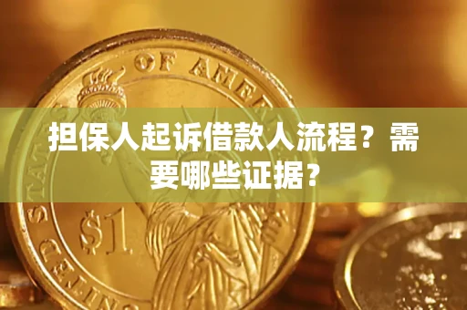 北京担保人起诉借款人流程？需要哪些证据？