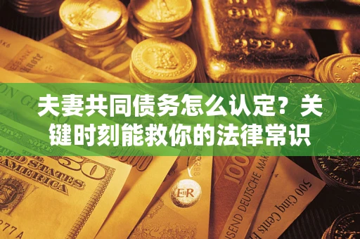 北京夫妻共同债务怎么认定？关键时刻能救你的法律常识