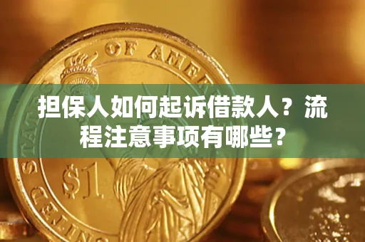 北京担保人如何起诉借款人？流程注意事项有哪些？